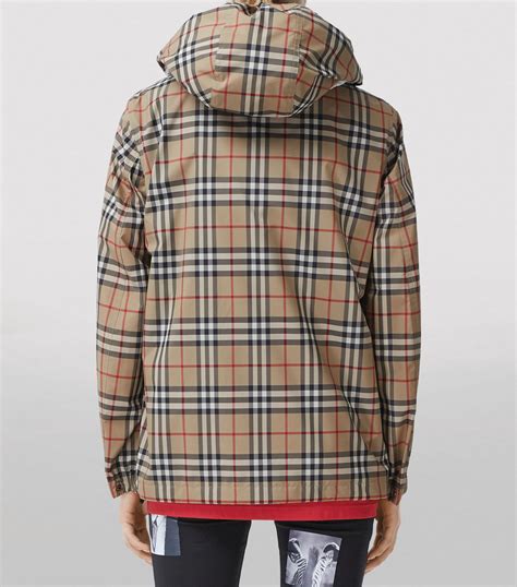 burberry women's jacket with hood|burberry vintage check hooded jacket.